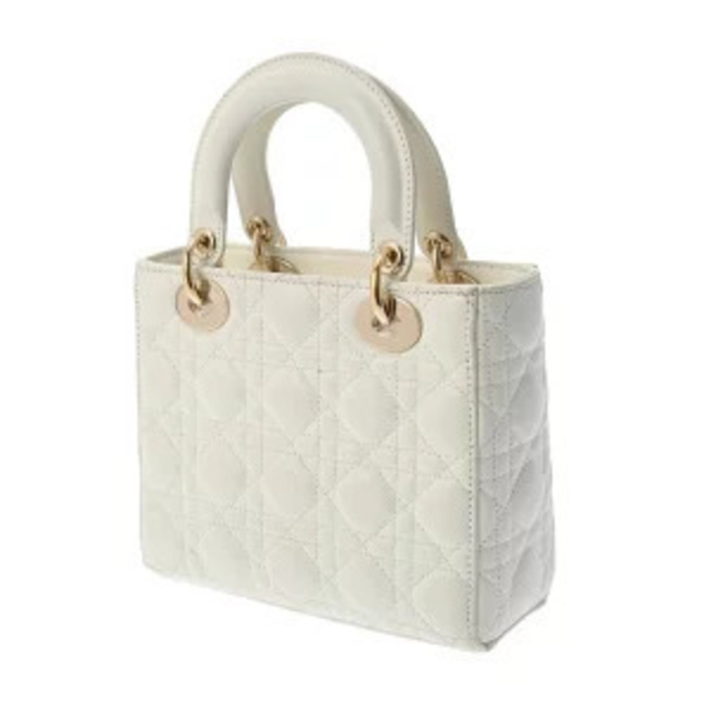 Dior Lambskin White MYABC Handbag LADY